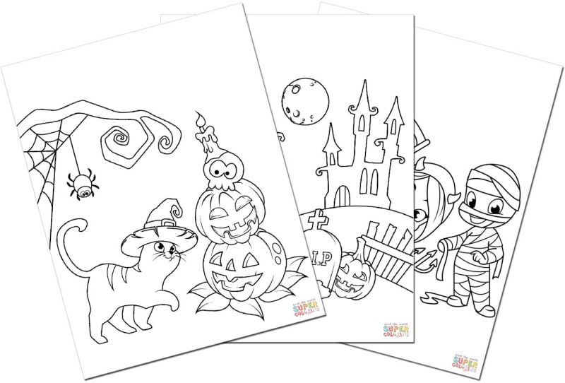 SUPER COLORING HALLOWEEN