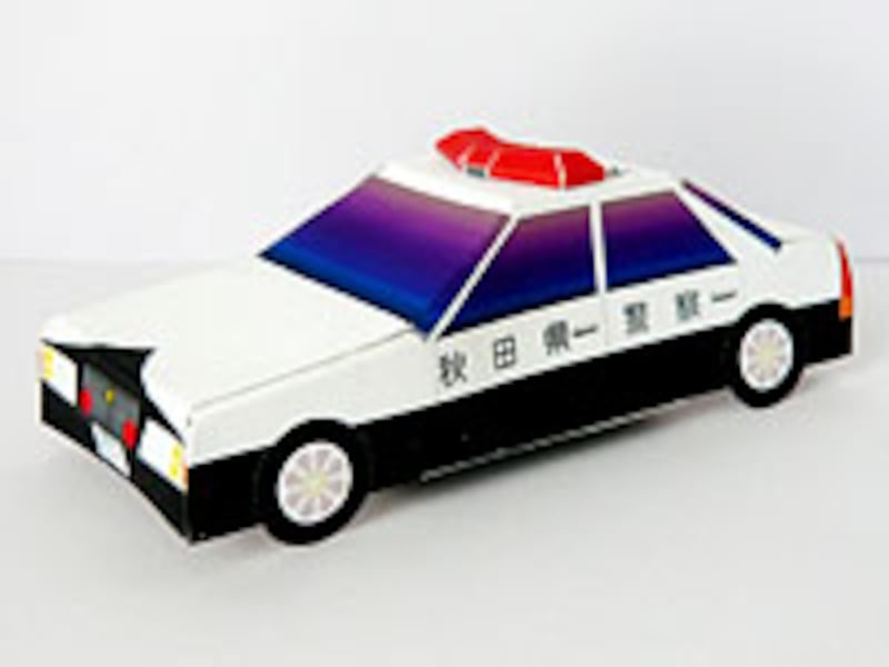 2/2 パトカーの無料ペーパークラフト 工作・自由研究 All About