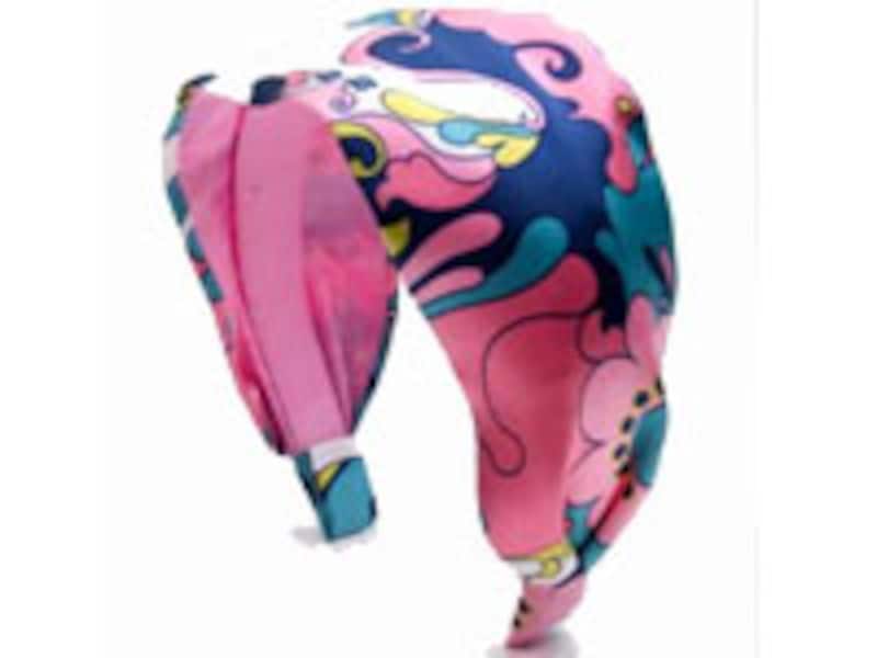 60's サイケデリックヘアバンド(ブルーマルチ）Rachel Weissman