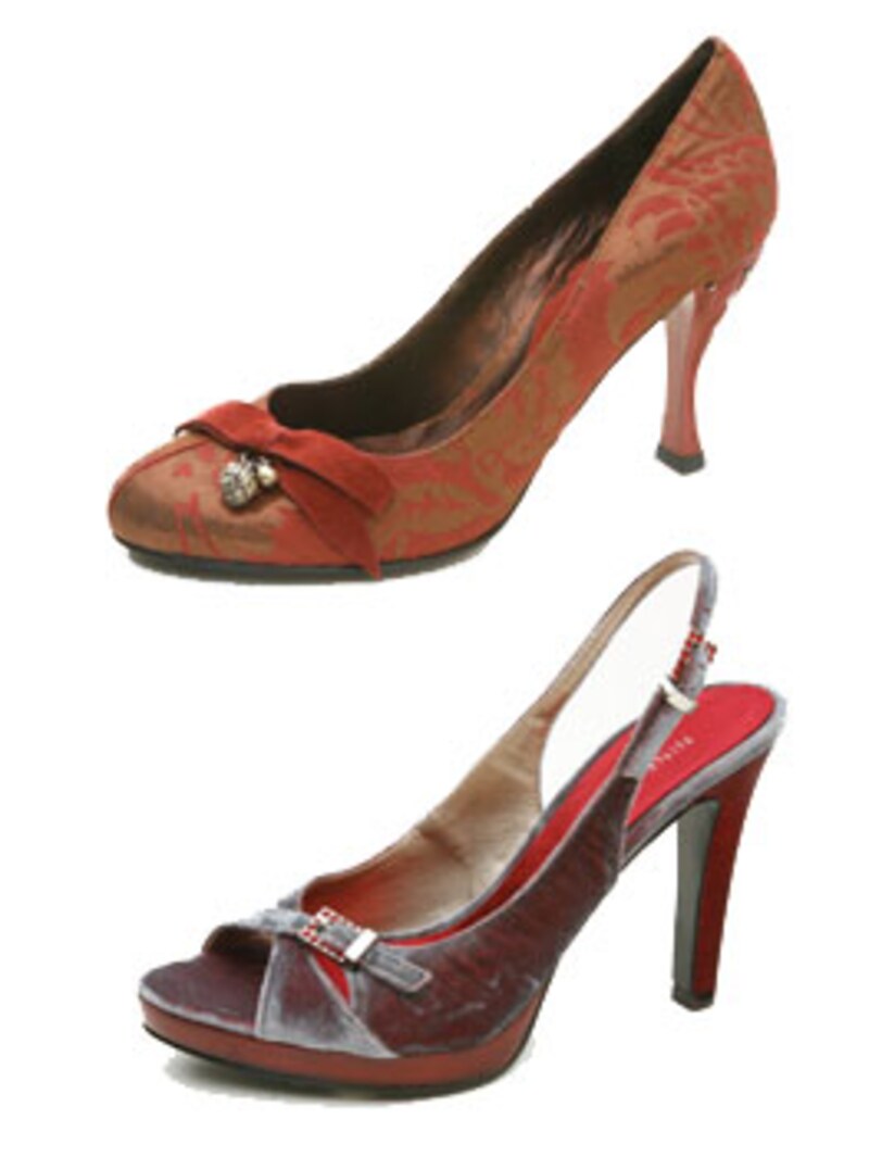 レトロな生地とリボン装飾に注目!