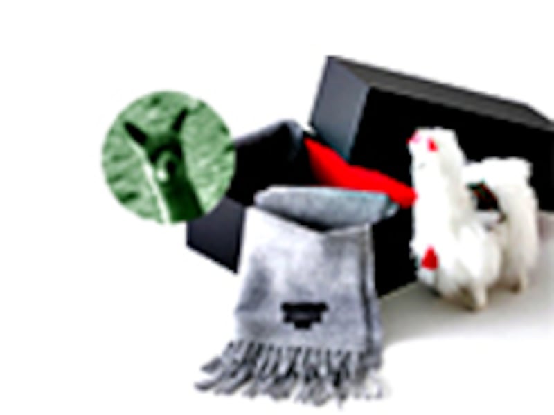 Xmasに贈りたい本格的アルパカマフラー