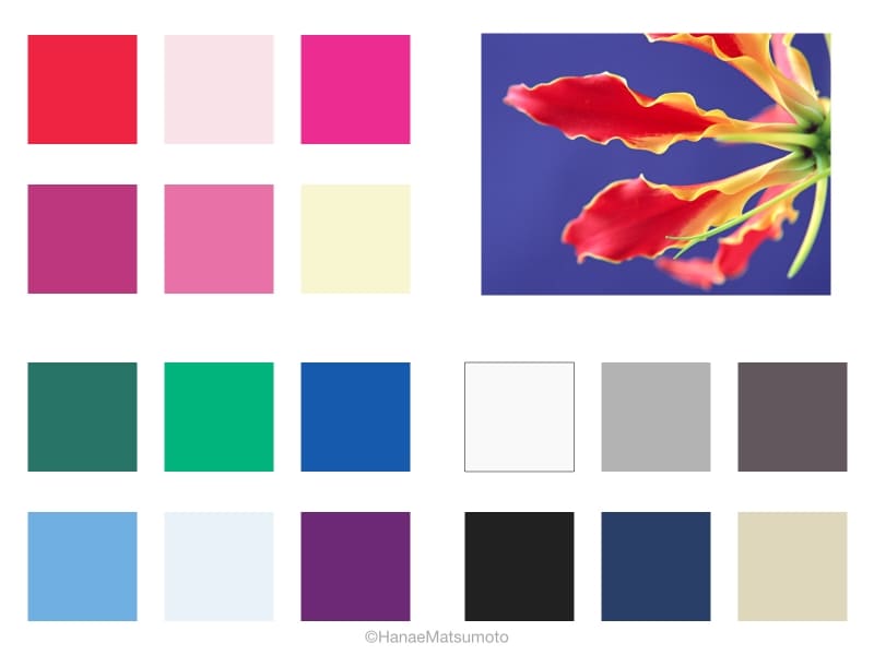 ウィンタータイプは、クールでシャープなイメージの持ち主。ブラック、ダークネイビー、ホワイト、レッド、ロイヤルブルー、ターコイズなどが得意です。