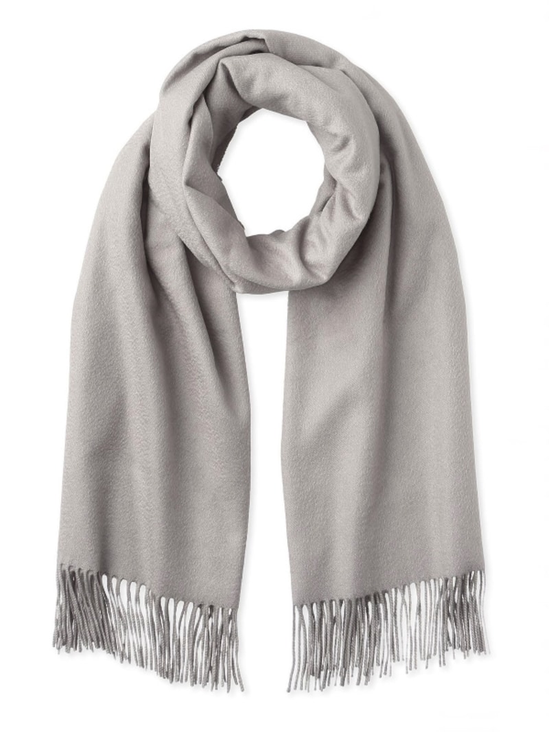 (ジョンストンズ)JOHNSTONS【公式】 カシミヤストールundefinedTOP GREY