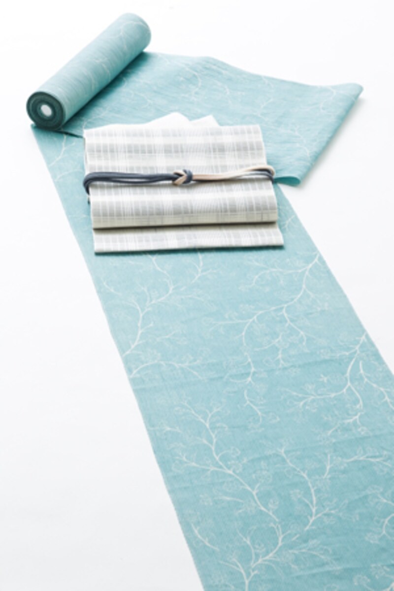 「小千谷縮更紗染／江戸更紗（えどさらさ）」 awai