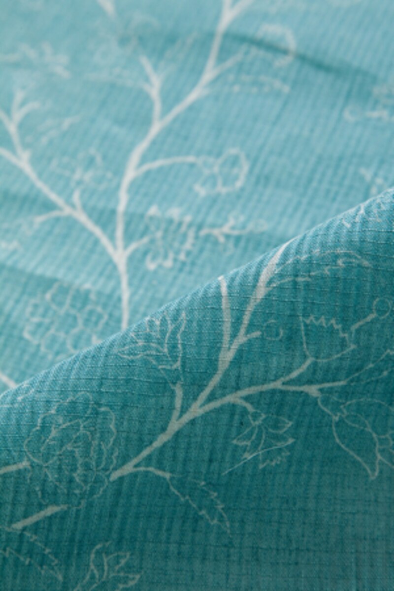 「小千谷縮更紗染／江戸更紗（えどさらさ）」 awai