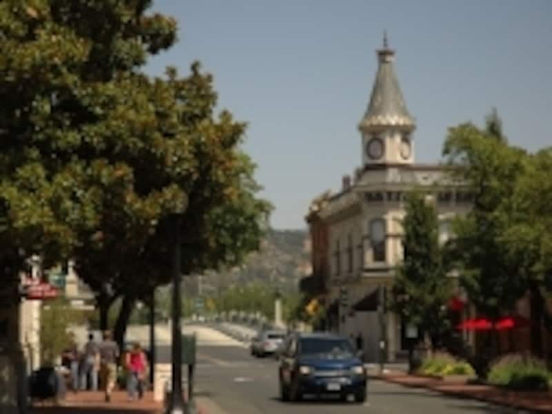 ナパバレーの街中