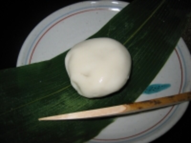 中の餡はこしあんとゆずあんの2種類