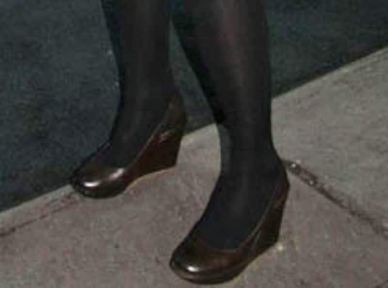 ラウンドトゥ&ウエッジソール