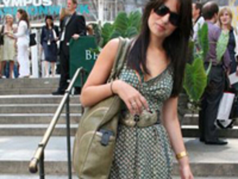 ボリューム満点!マキシ丈ワンピに視線集中