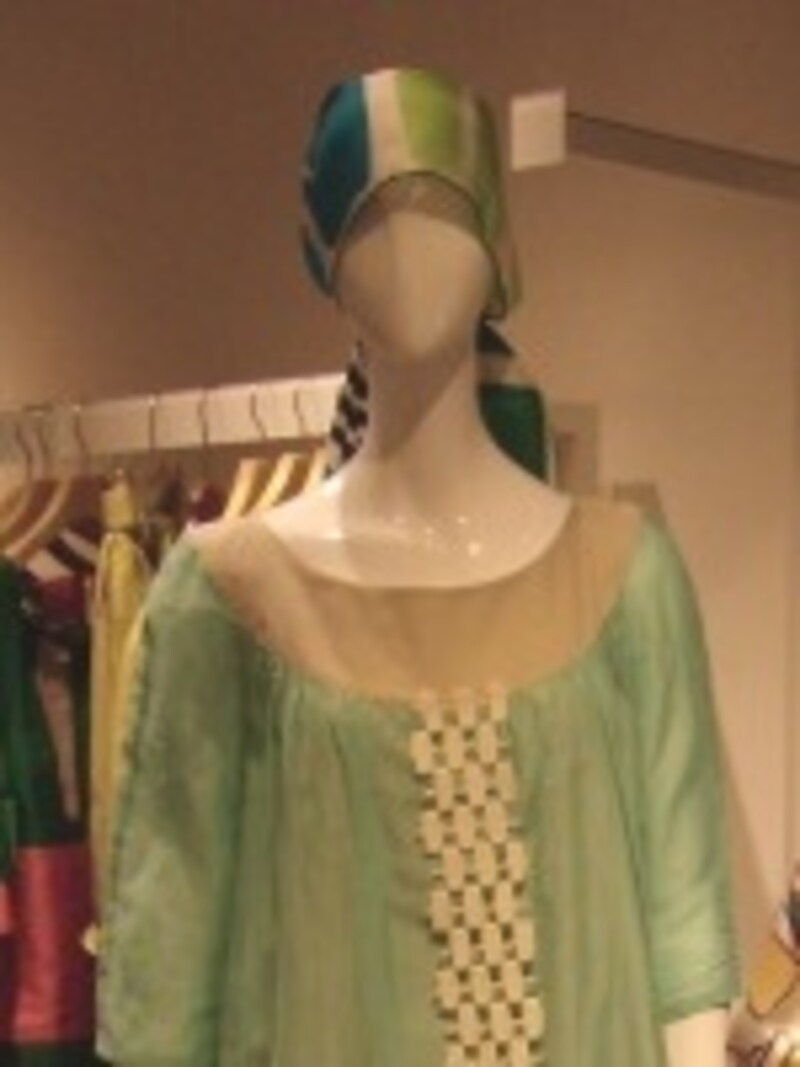 OPAQUE（オペーク）グリーンワンピース