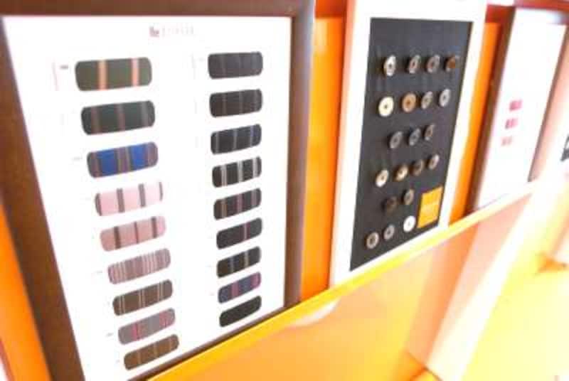 オーダースーツ裏地・付属一覧