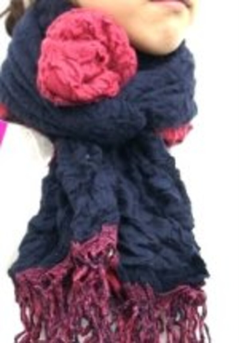 マフラー・ストールの巻き方、今年はコレ！