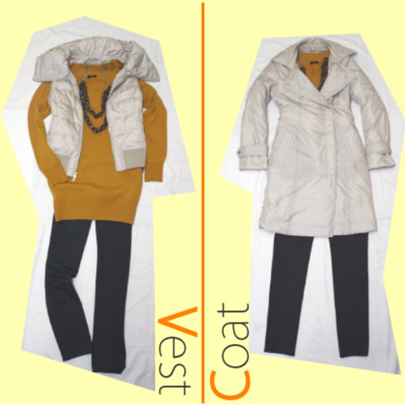 コートとボトムのバランス２