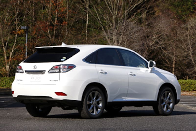 レクサスRXリア