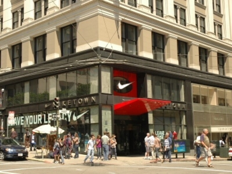 ユニオンスクエア周辺にはブティックがいっぱい