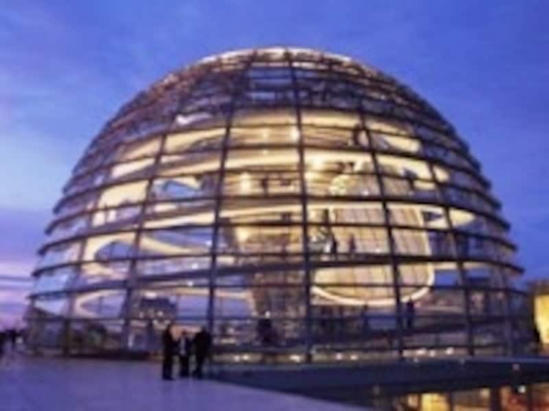 連邦議会議事堂のガラスドーム