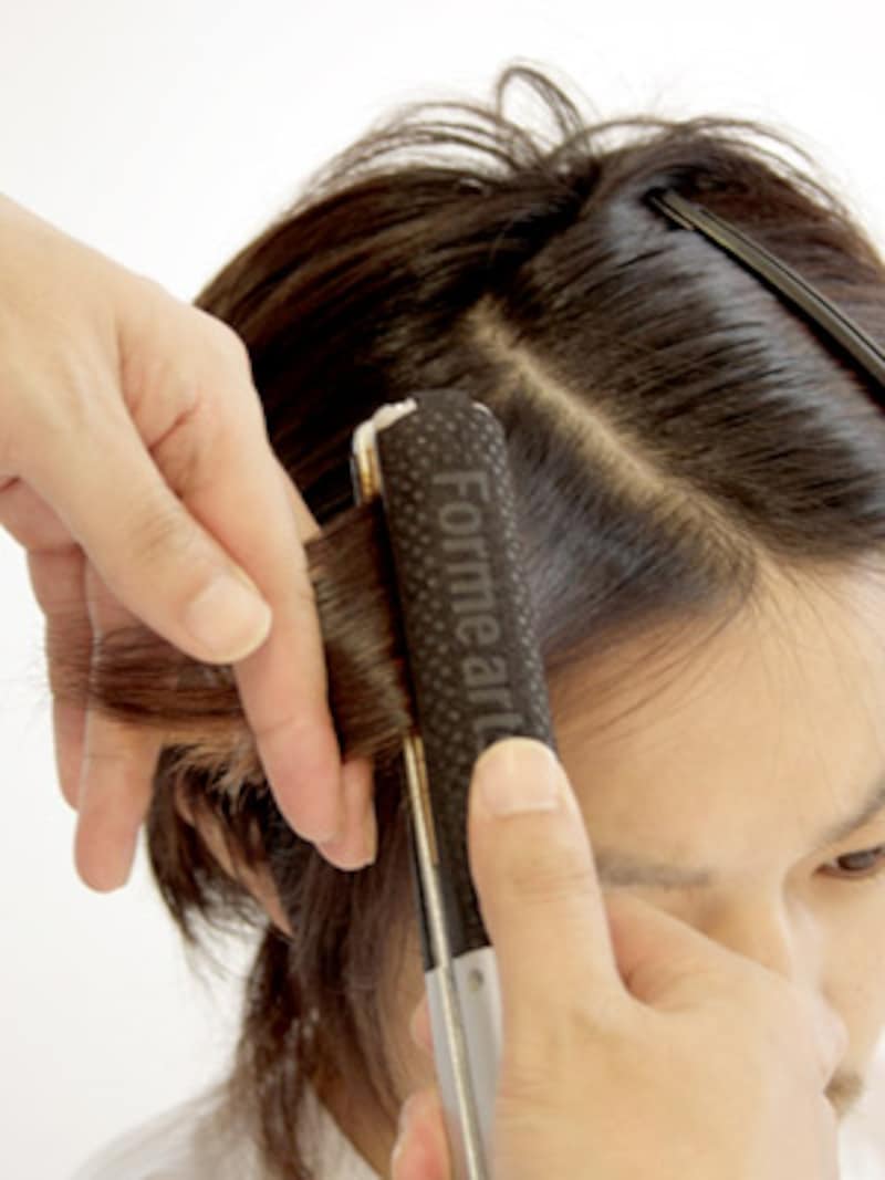 前髪のクセ毛を一発解消する方法 メンズヘアスタイル All About