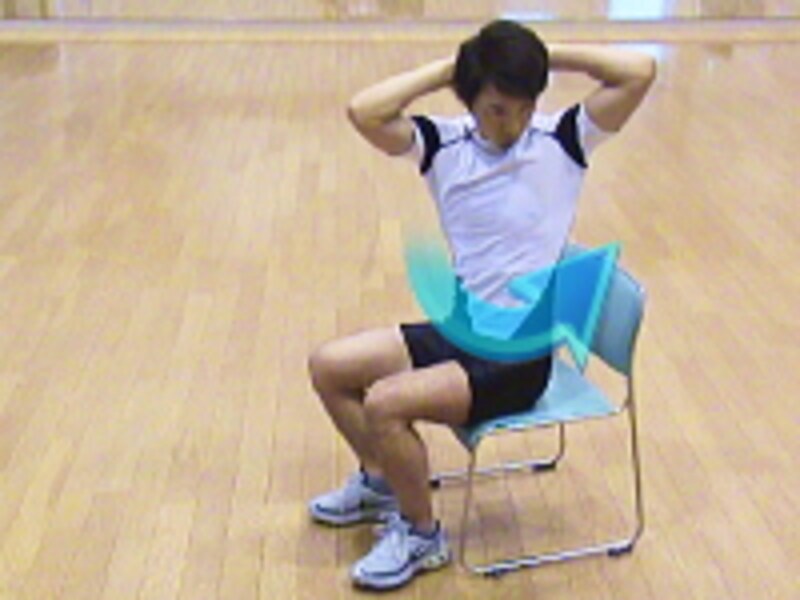 腰ストレッチ手順5