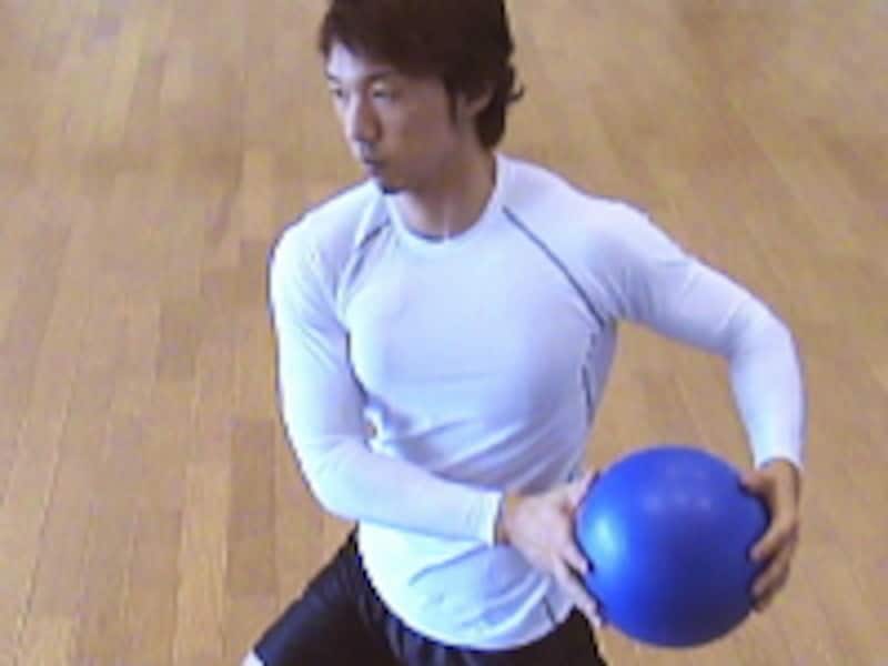 クルーネックロングスリーブ試着