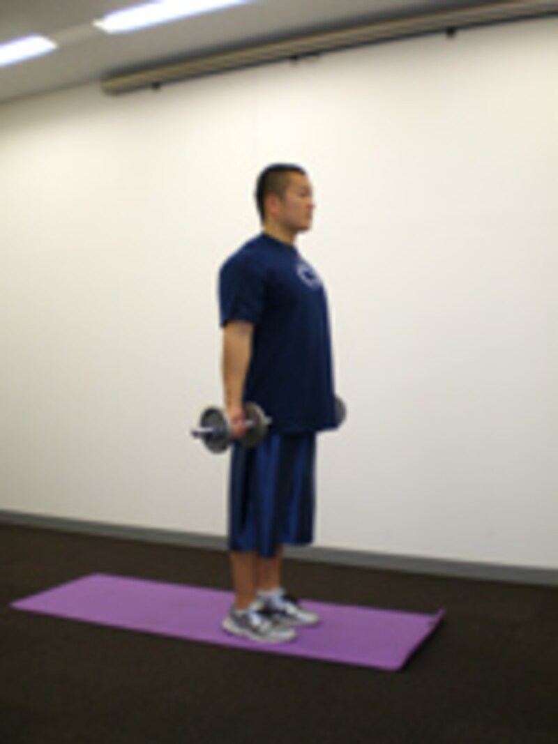 ダンベルカールスタート