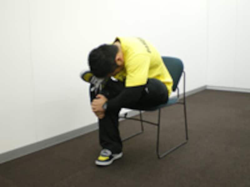 臀部のストレッチ