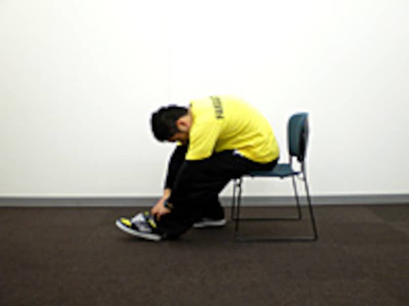 腿裏のストレッチ