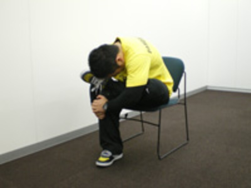 臀部のストレッチ