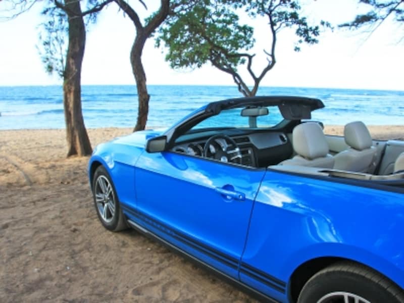 レンタカーがあれば、絶景巡りやビーチ巡りも楽しめる