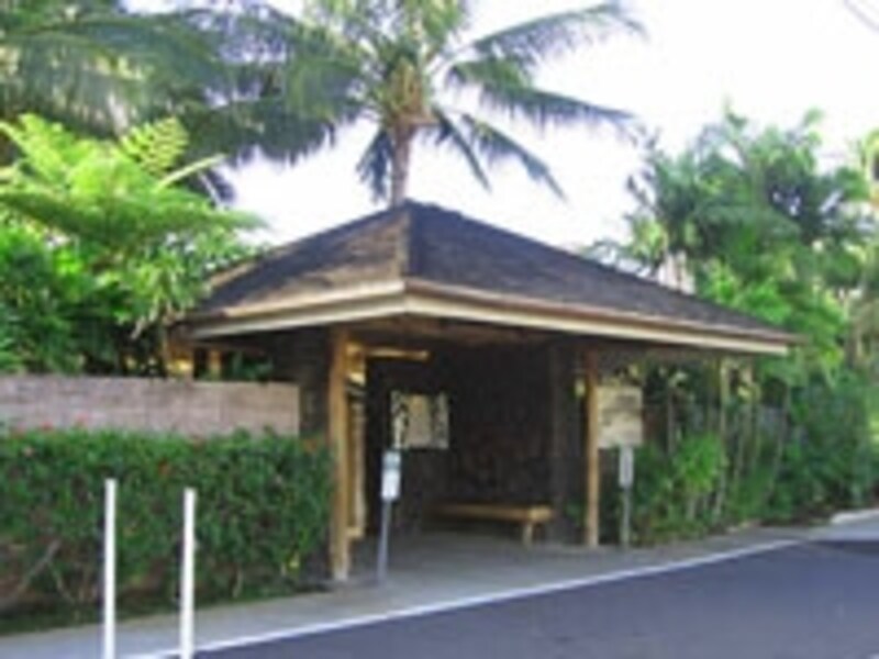 住宅街にある庭園レストラン