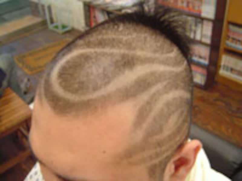 オシャレな坊主頭
