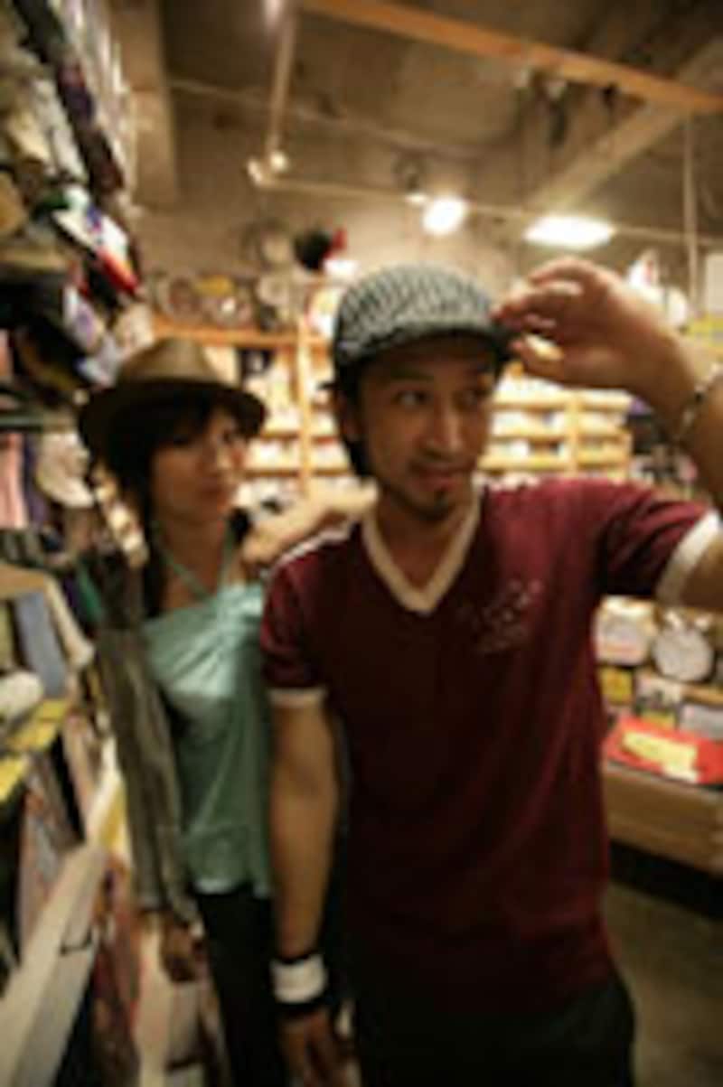 帽子の男性イメージ