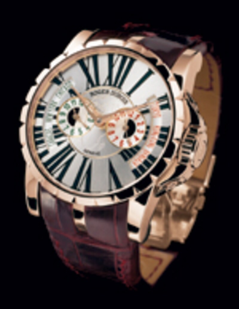 メンズ・ウォッチ賞:ロジェ・デュブイ「エクスカリバーEX45トリプルタイムゾーン」