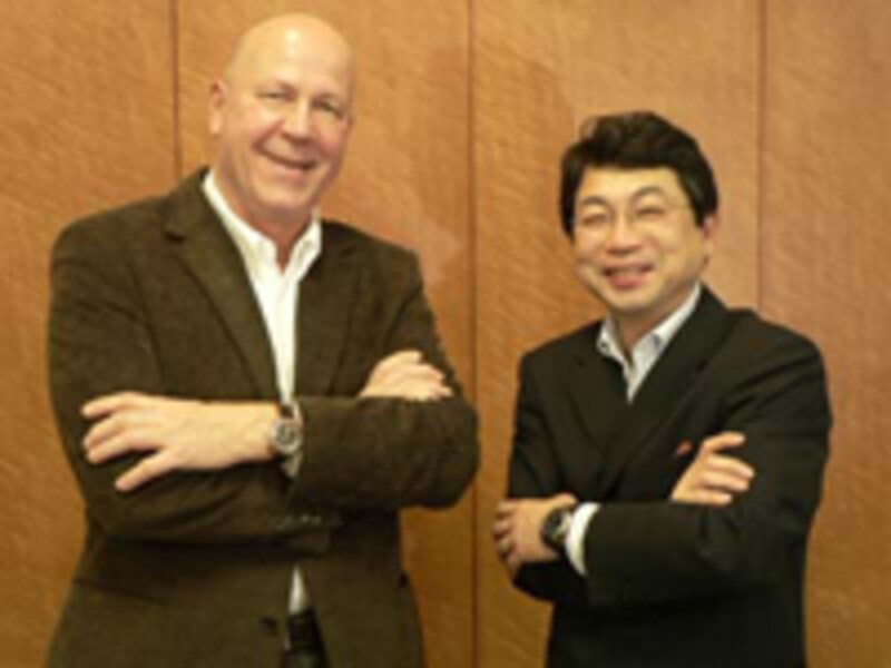 エルゾック氏と筆者