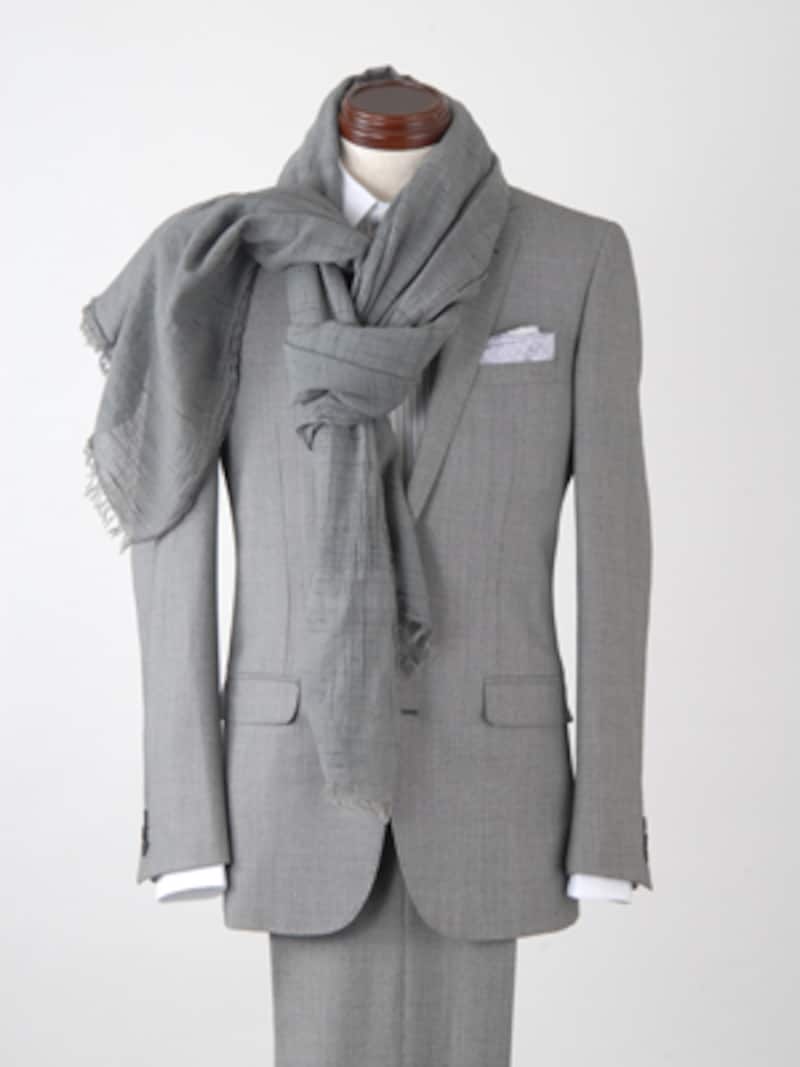 ストールの巻き方