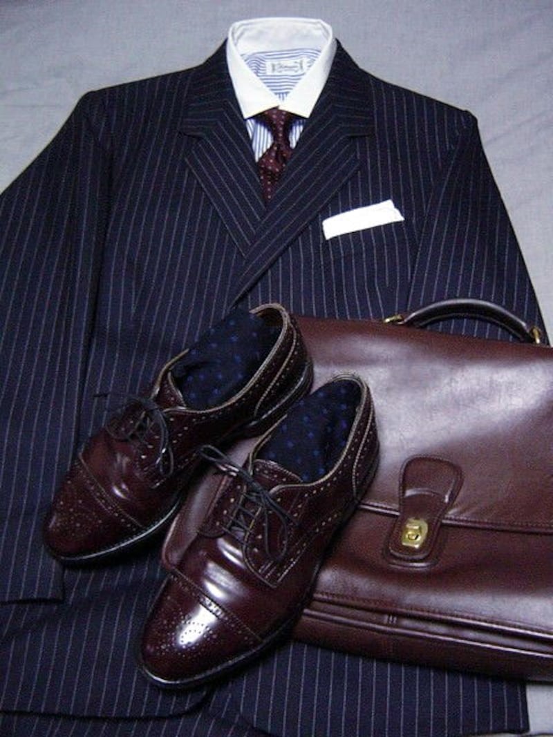 セミブローグの履き方の一例