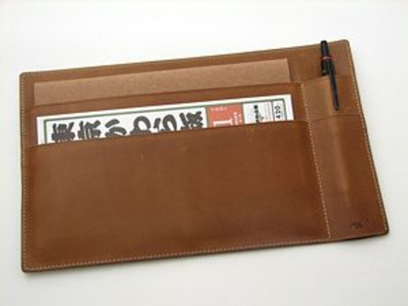 YAMASAKI DESIGN WORKS/A5ノートケース -最低限の筆記用具が