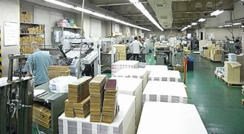 能率手帳の生産工場 新寿堂