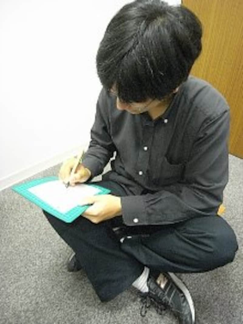 情報カードの記入スタイル