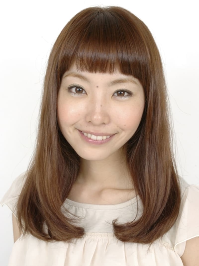 ワンレングスのおもためデザイン