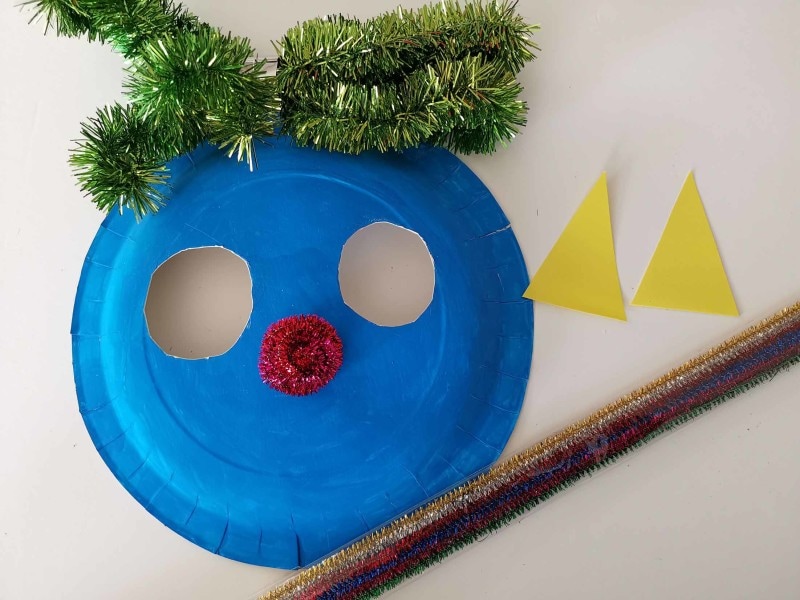 紙皿で鬼のお面を製作！4歳 5歳 6歳の幼児 保育園や幼稚園の年少 年中 年長さん向け