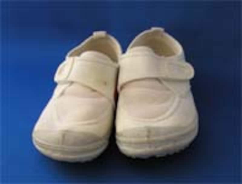 靴のマークを合わせる