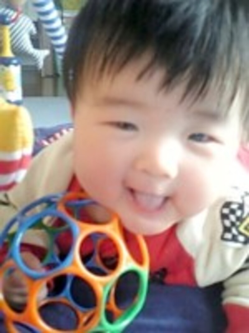 愛らしい笑顔