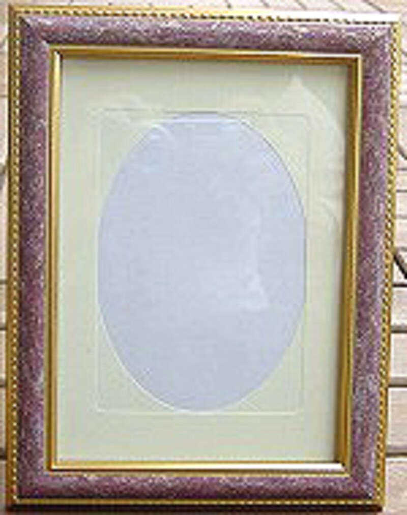 キャビネ版の写真立て