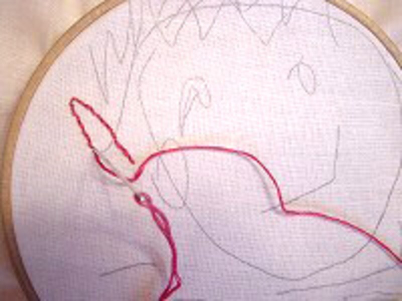 刺繍していきます