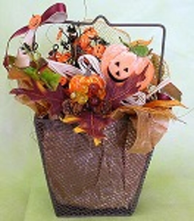 ハロウィーンバスケット