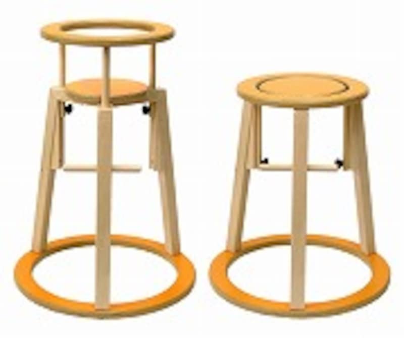 リンキハイチェア・オレンジ