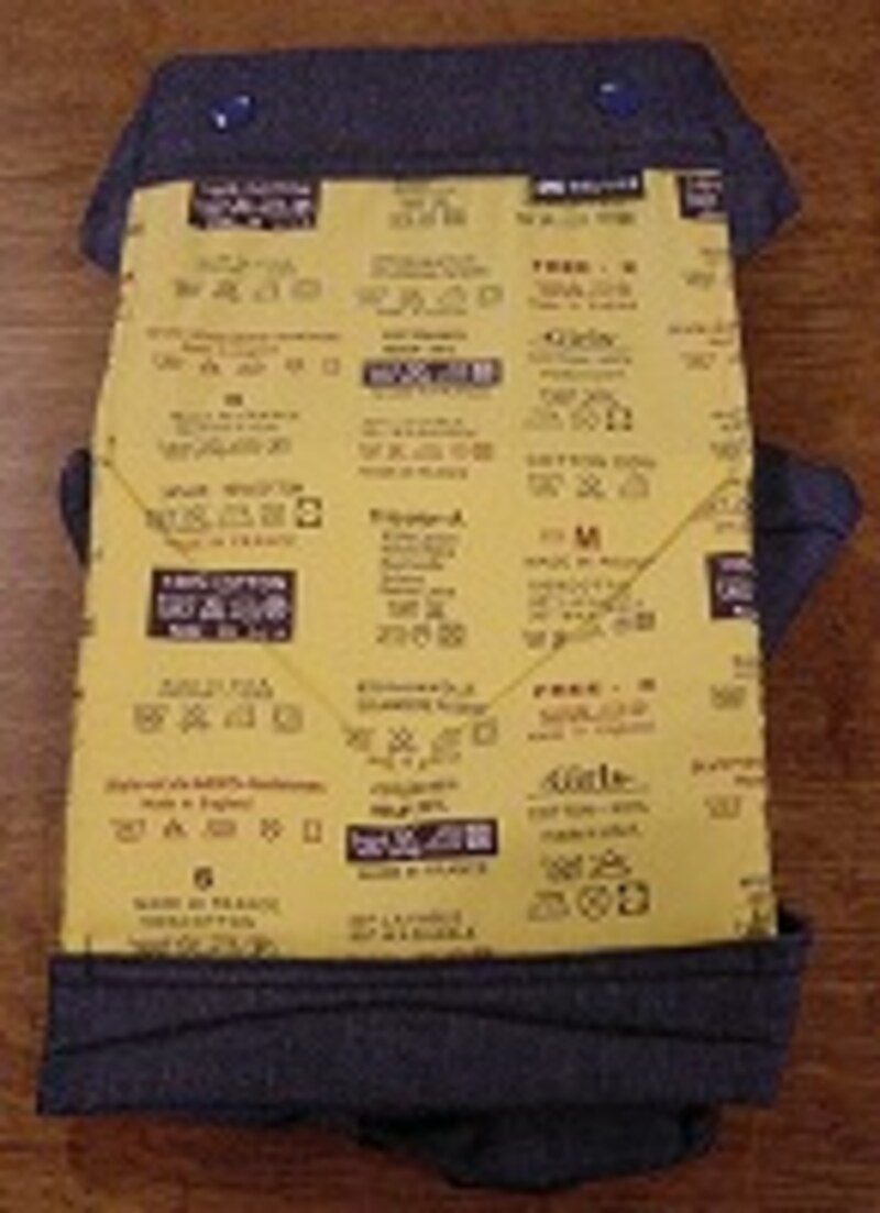 デニム&クリーニングラベル・イエロー(表地)