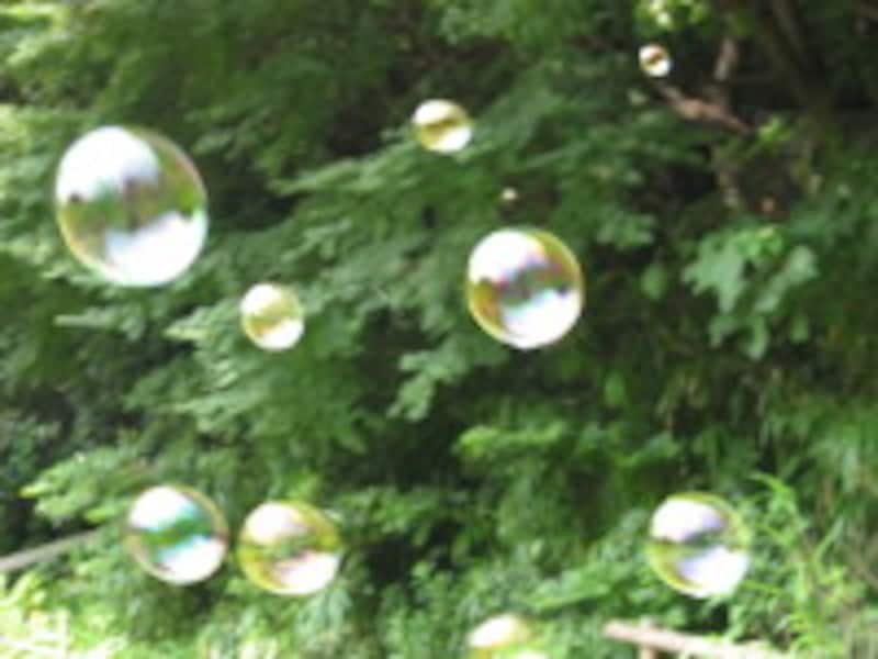 虹色シャボン玉