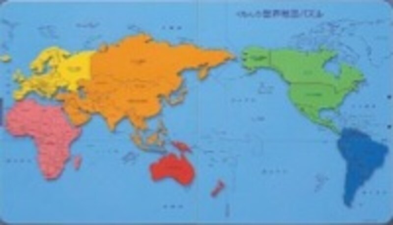 くもんの世界地図パズル