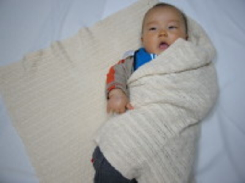 カバーミーでハルトくんをくるむ02